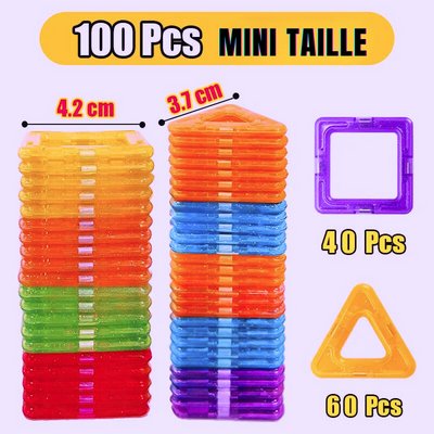 bloc-de-construction-magnétique-pour-enfants-100-Pcs-mini-taille