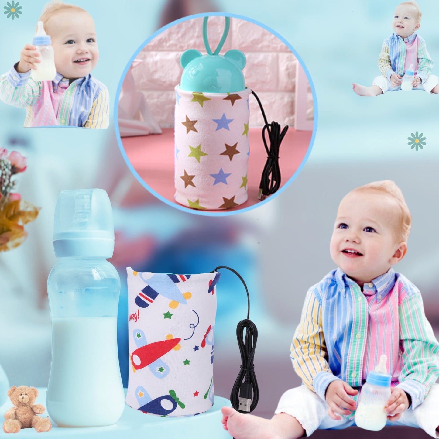 Chauffe-Biberon-portable-USB-pour-bébé