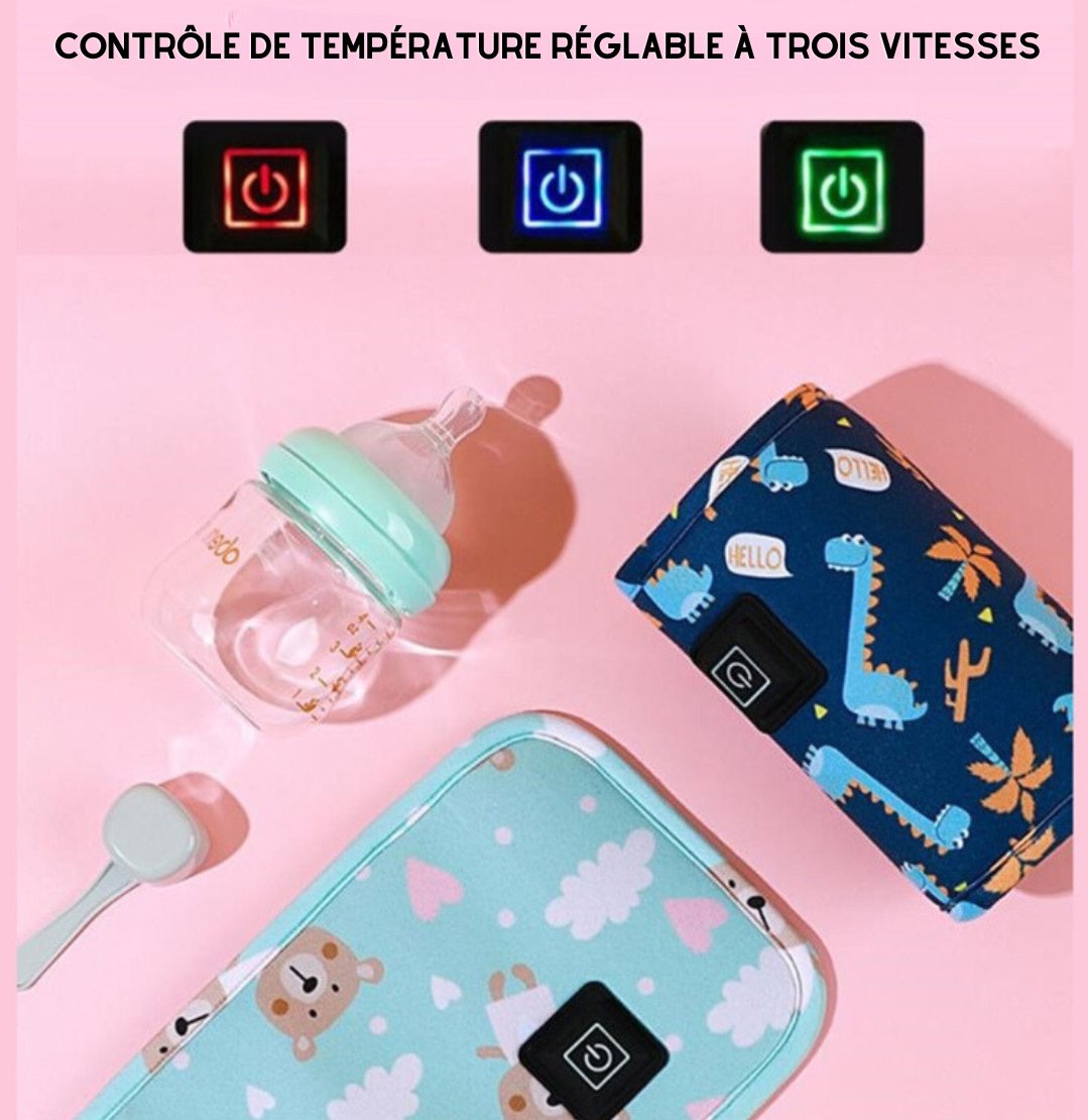 Chauffe-Biberon-portable-a-3-vitesses-pour-bébé