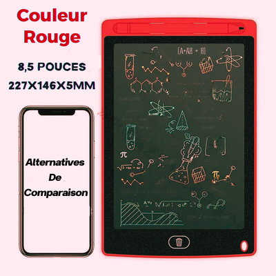 tablette-pour-enfant-de-couleur-rouge