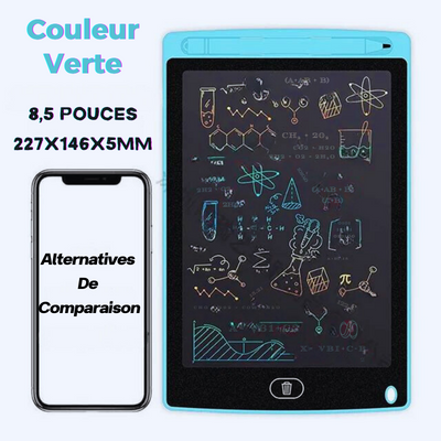 tablette-pour-enfant-de-couleur-verte