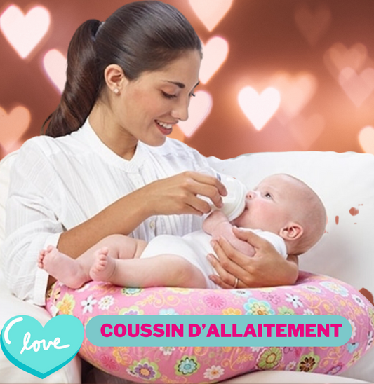 NursingPillow™ 2 pièces/ensembles Coussin d'allaitement maternité coton en forme de U