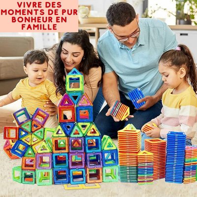 Magnetic Blocks™ Blocs de Construction Magnétiques pour Enfants - Bbestla