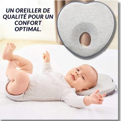 SoftPillow™ Oreiller Anti - Roulis En Forme De Cœur Pour Nouveau - Né - Bbestla